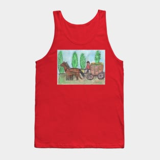 Horse-Drawn Carriage Tank Top